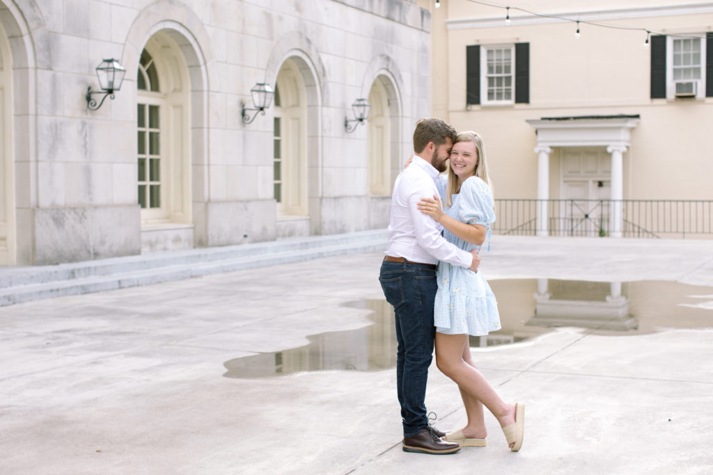 downtown macon engagement session